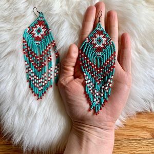 Guatemalan Beaded Earrings